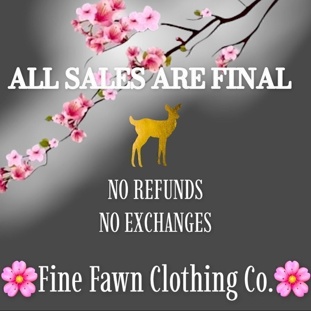 This closet does not accept returns or exchanges.